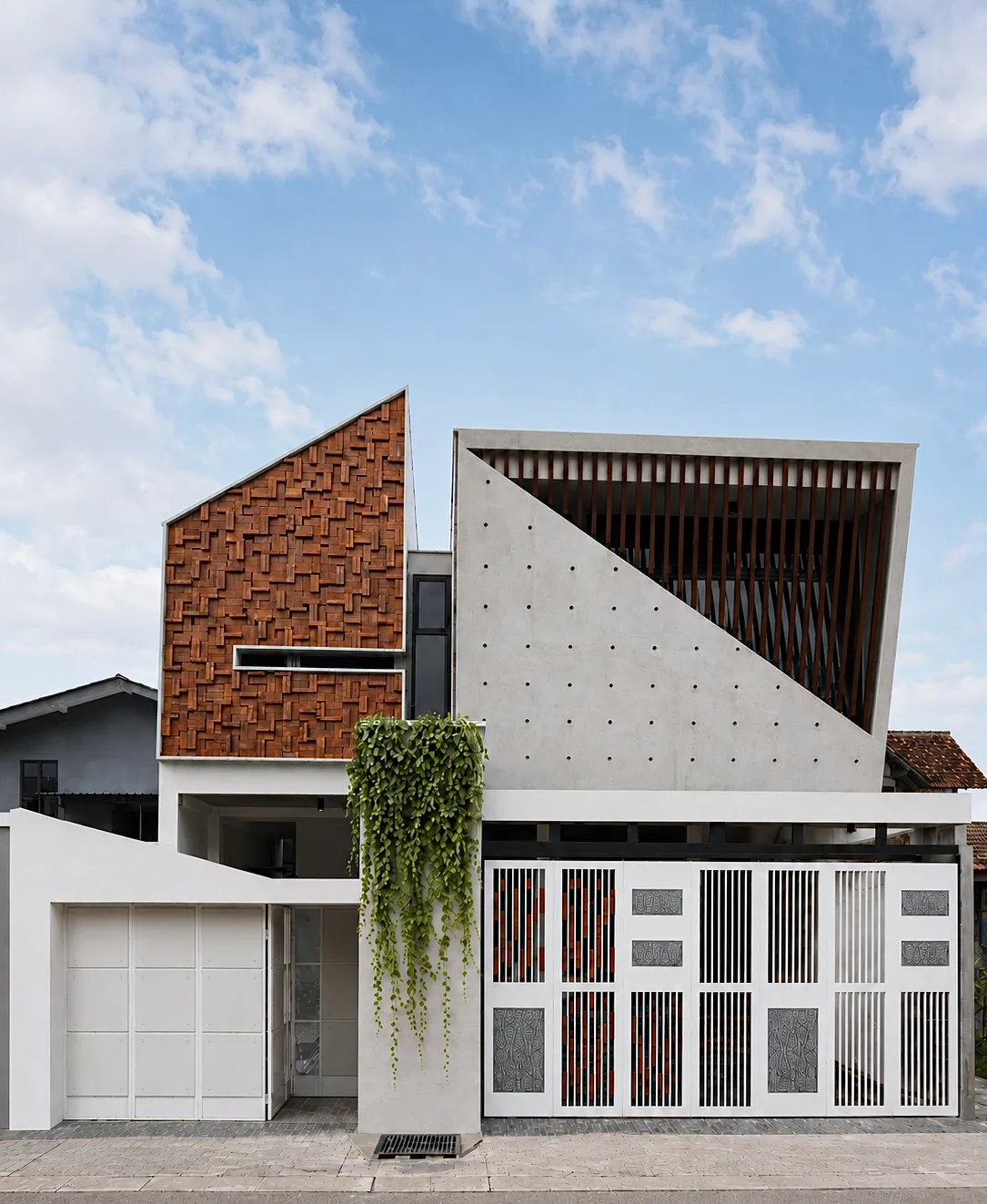 Folded Facade House